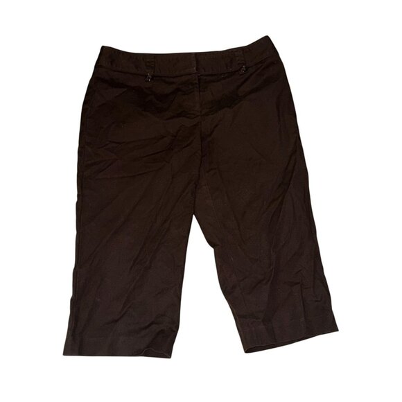 Apt. 9 Womens Brown Crop Pants Size 12 - Picture 1 of 5